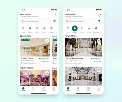 UI Design to rent an event space rentevent rentspaceui ui uidesign uiuxdesign