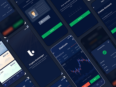 Crypto Exchanger App app design bitcoin blockchain crypto crypto currency crypto exchanger finance mobile app money uiux