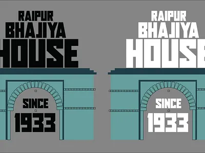 RAIPUR BHAJIYA HOUSE LOGO #LOGO #BRAND #ILLUSTRATION branding design graphic graphic design illustration logo