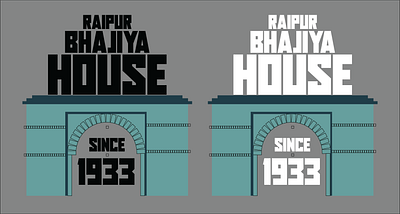 RAIPUR BHAJIYA HOUSE LOGO #LOGO #BRAND #ILLUSTRATION branding design graphic graphic design illustration logo