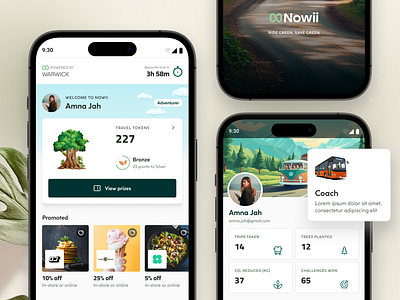 Nowii App: Colors of Change 🌍 branding design design system mobile app mobile app development ui ux