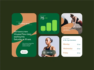 Yoga class - Instagram feeds exploration ads class editorial design feed instagram instagram post instagram templates mobile product design social social media stories yoga zen