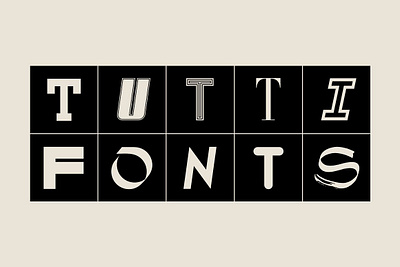 Tuttifonts – 23 Fonts Bundle display font bundle font deal fonts fonts bundle fonts deal sans serif script serif typefaces