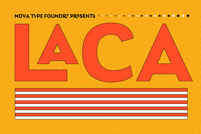 Laca alternates branding identity display fun font sans serif font text fonts versatile