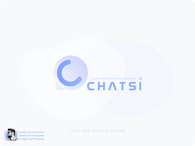 Chatsi messenger • Logo and Website design app logo design messenger ui website design wordpress