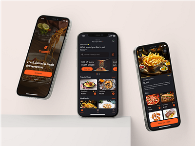 Food App UI Design appdesign design foodapp uidesign uiux uxuidesign
