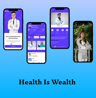 Make your health a priority design graphic design ui