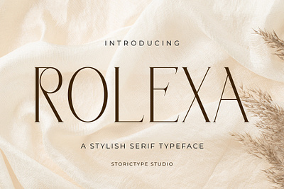 Rolexa | Stylish Serif Typeface branding design elegant font font font artist graphic design luxury font serif font stylish serif typography vintage font wedding font