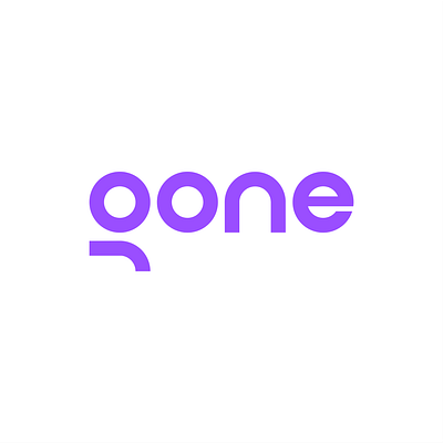 Wordmark for @gone. branding design graphic design icon icon gone logo