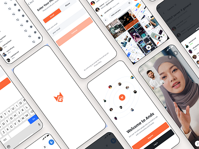 Communication Platform App app design case study communication communication app communication platform design mobile app socialmedia uiux visual identity