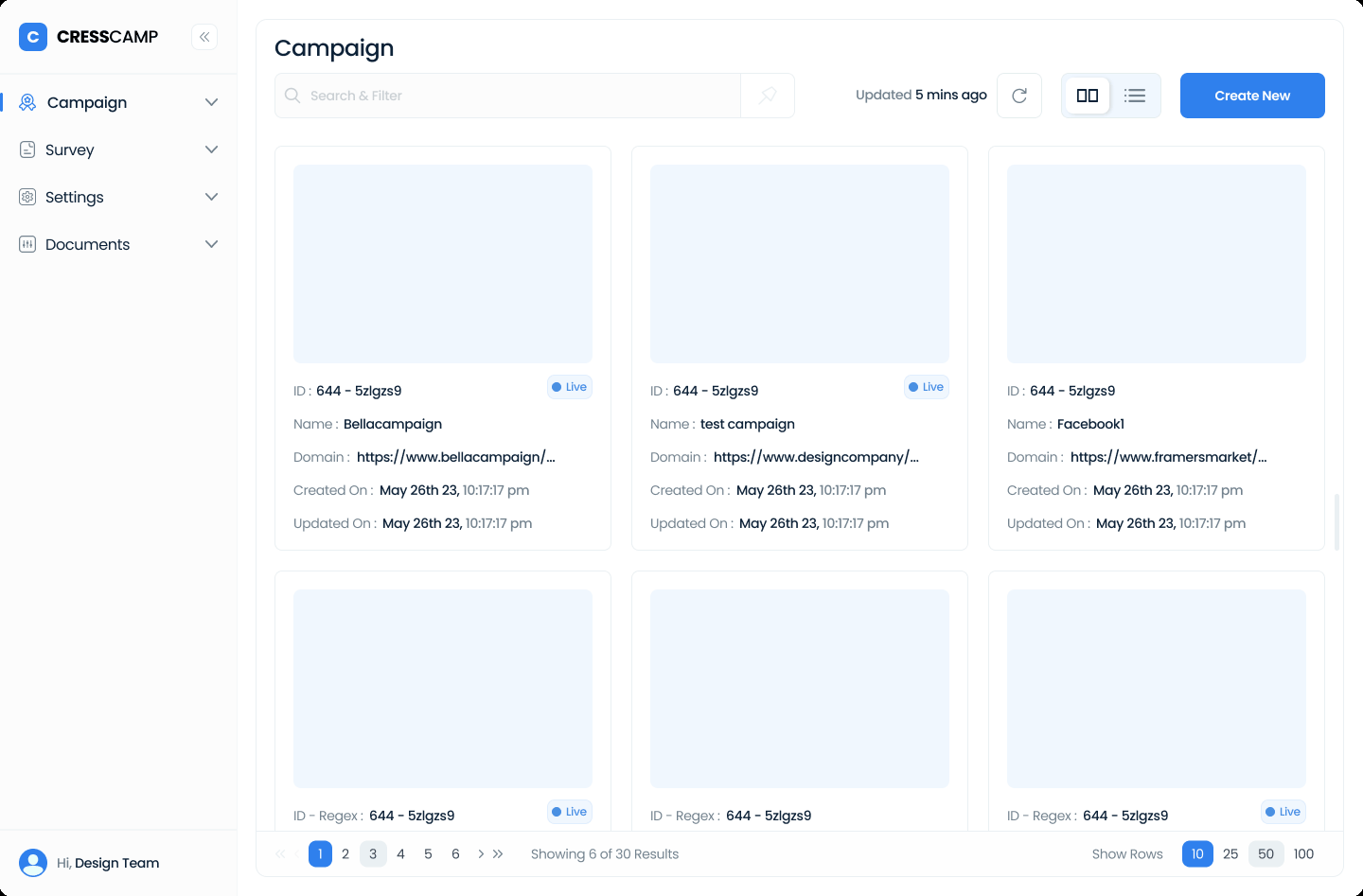 List view to Grid view toggle button campaign dashboard gif grid view list vew product product design prototype toggle toggle button ui ux