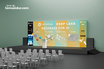 Tradeshow Conference Banner For Activeloop Database for Ai visualvanguard