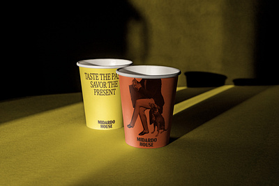 MIDARDO - Cup Design branding collage cup design grape illustrations graphic design restaurant