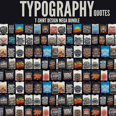 Unleash Creativity with our 15,000+ Typography Quotes T-Shirt 3d animation apparel branding graphic design logo ui
