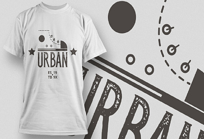 Urban Print t-shirt design 3d animation apparel branding graphic design logo motion graphics ui