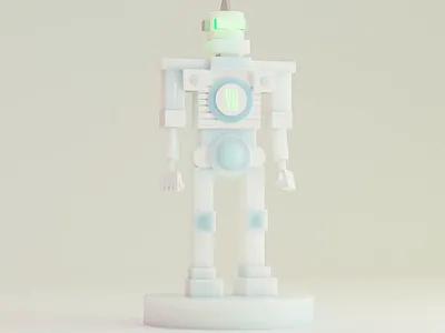 3D ROBOT ANIMATION 3d animation blender design futuristic graphic design ia motion robot