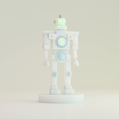 3D ROBOT ANIMATION 3d animation blender design futuristic graphic design ia motion robot