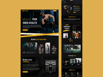 Fitness - Gym website designs fitness gym gym website ui ui designs ux website website designs