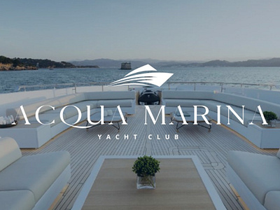 Acqua Marina ⚓ - Logo & Brand Identity brandidentity branding branding logo graphic design logo logodesign luxury ship yatch