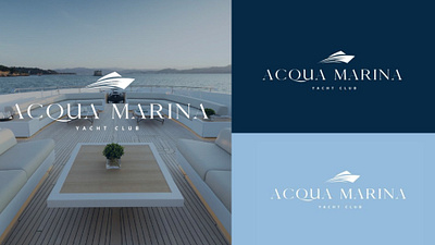 Acqua Marina ⚓ - Logo & Brand Identity brandidentity branding branding logo graphic design logo logodesign luxury ship yatch
