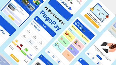 Pagopay E-wallet graphic design ui