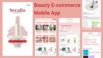 Secalla Beauty App ui