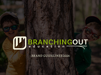 Branching Out Education - Brand Guidelines brand guide branding education guidelines nature style guide