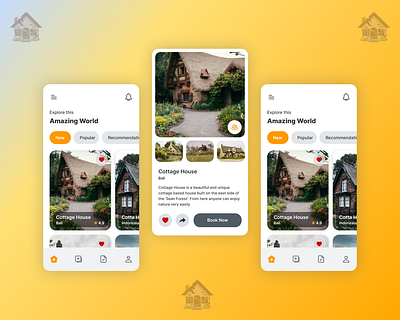 Hotel/Resort Booking App UI aesthetics app app design application booking app clean design design figma figma design hotel booking minimal design resort ui ui design user experience user interface ux ux design