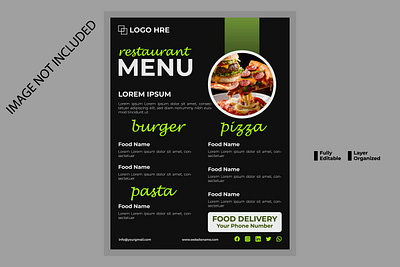 Food Menu Design Template food menu design template