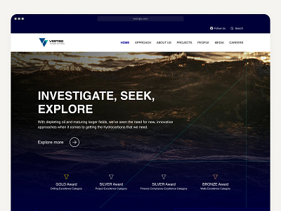 VESTIGO Corporate Website Redesign web design