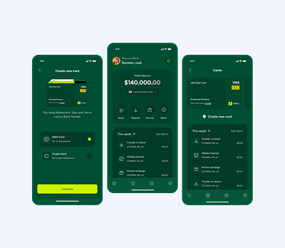 ZefiPay: Fintech App graphic design ui