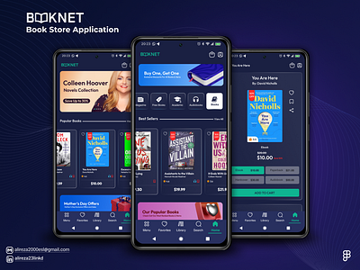 Book Store Application adobe book booke store figma ui ui design uiux ux