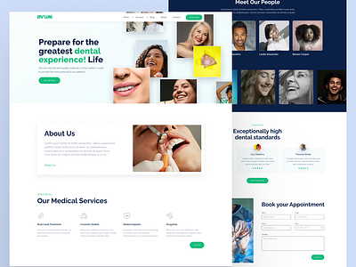 Dental Medical Website Design - Dentist Website dental appointments dental care dental medical dental services dental treatments dentist booking dentist contact dentist website oral health patient info