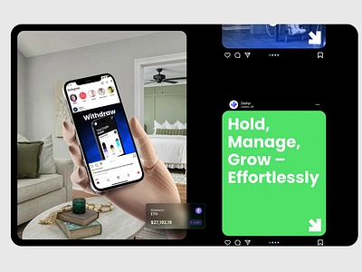 Zephyr | Social Media app bitcoin branding crypto cryptocurrency currency etherium fintech inovation instagram money payment smm socia media solution tech template transfer wallet