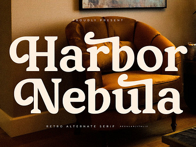 Harbor Nebula Retro Alternate Serif design designer font fonts typeface typography