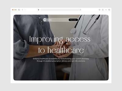 Healthcare solutions ai artificial intelligence black bw health healthcare prescription ui ux white