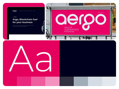 Visual Identity for Aergo branding design graphic design graphic design identity illustration logo typography