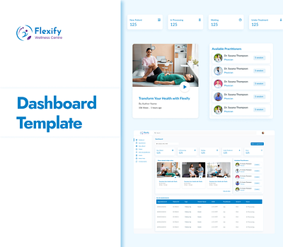 Flexify Dashboard - Advanced React UI with Shadcn Components dashboard health ui web application