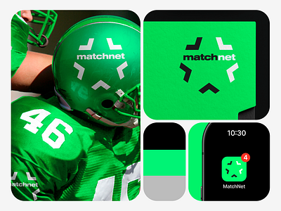 Visual Identity for Matchnet betting branding design games graphic design green identity logo sport typography vector