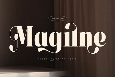 Magilne Modern Alternate Serif design designer font fonts magilne modern alternate serif typeface typography