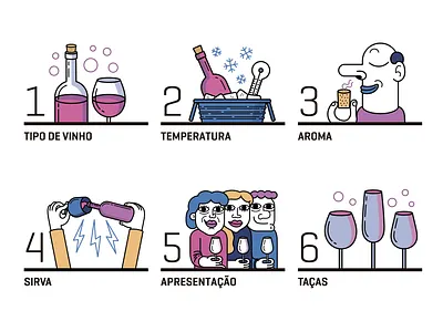 Wine Campaign art artwork branding characterdesign design drawing graphic design illustration sommelier visualidentity wine