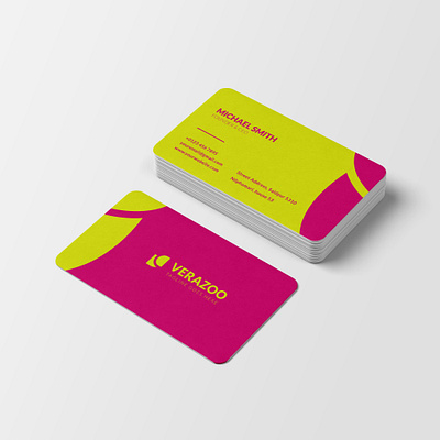 clean and minimal business card template project