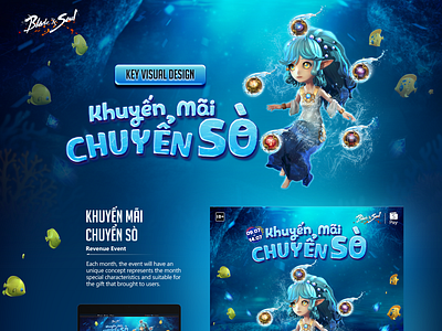 Garena Blade & Soul - Top Up Event - Key Visual Design design graphic design typography ui