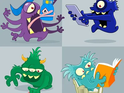 Character illustration animation character illustration