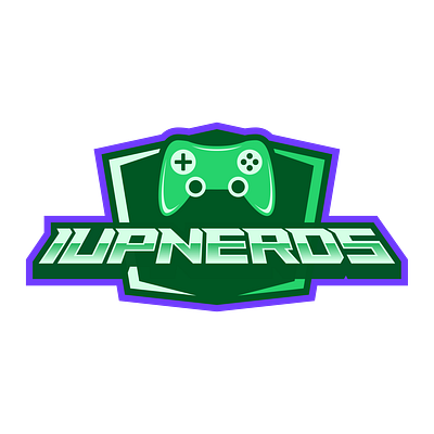 1UpNerds - Esports Logo design esports graphic design inkscape logo vector