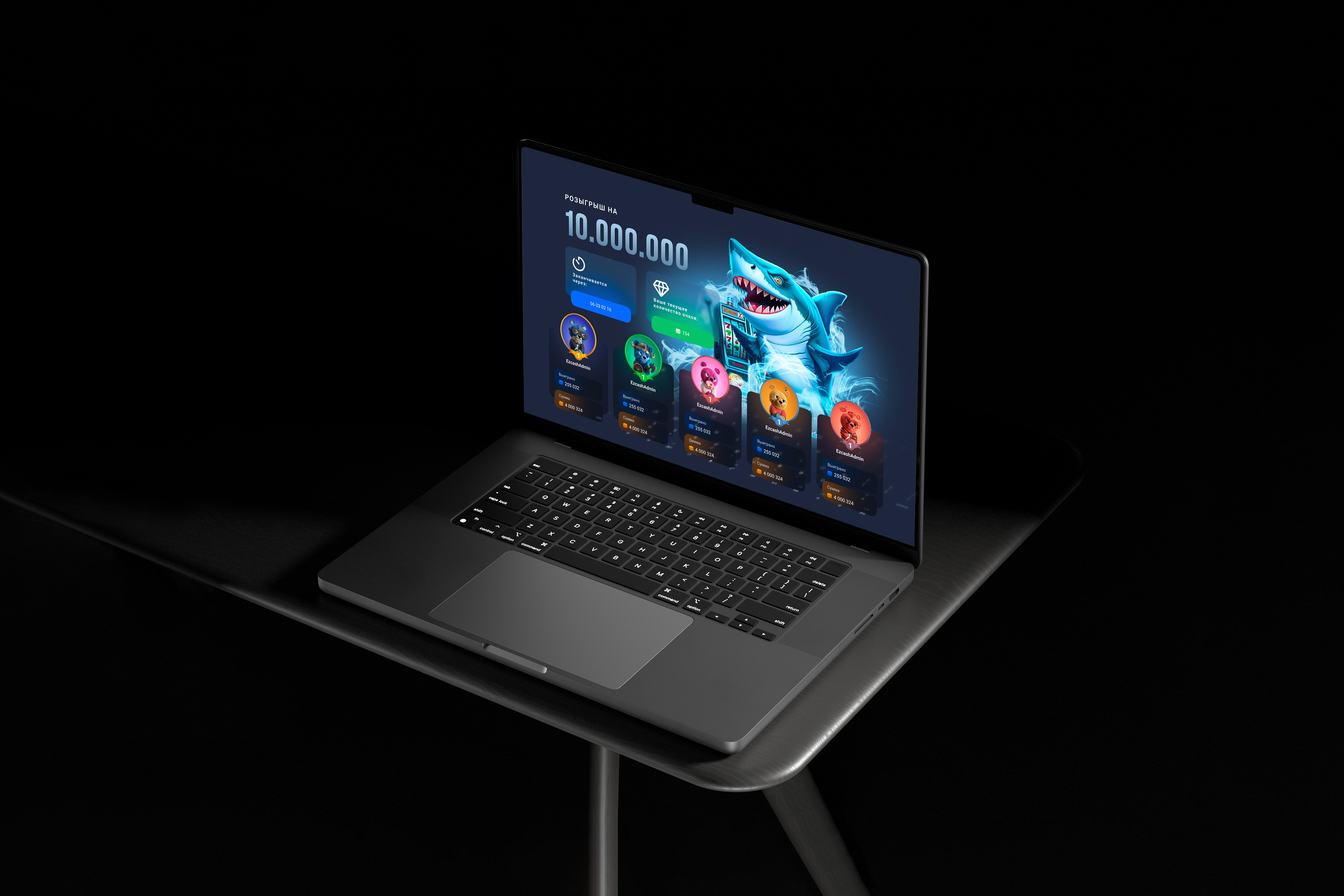 EZcash: Gambling project casino crypto design ezcash gambling game juicyart uiux