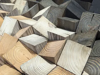 Pixel Wood Cut Acoustic Wall Art 3d abstract acoustic art artwork cut decor design diy hanging mosaic pixels recycled saw squares wall wall art wall decor wood wooden