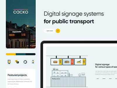 Cacko.eu - visual highlights branding digital signage graphic design logo ui ux web webdesign website