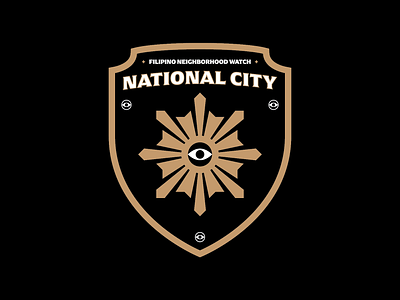 National City Filipino Neighborhood Watch branding design flat graphic design illustration logo logo design minimal ui vector