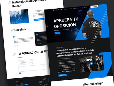 POLICÍA NACIONAL - UI/UX Website Redesign ui design ux design website